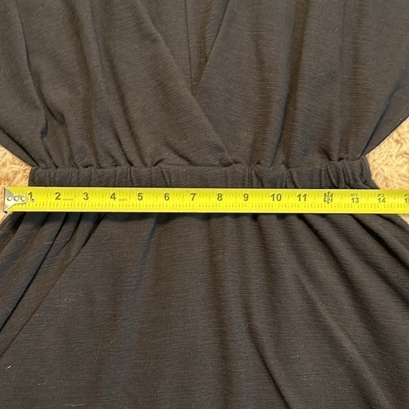 Free People Beach Black Drape Front Coverup Dress Size Small - Picture 8 of 10